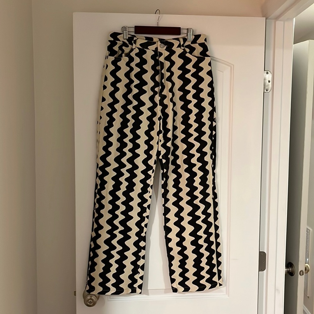 Funky patterned jeans